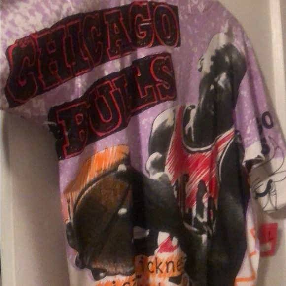 Magic Johnson Bulls vintage Michael Jordan T-shirt - Picture 2 of 8